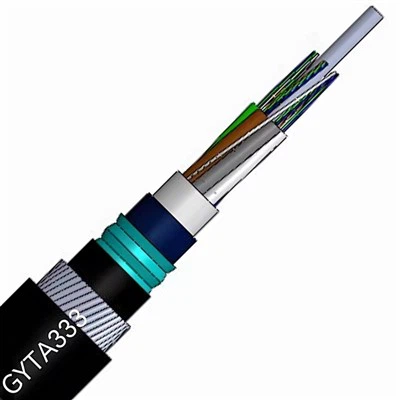 2-864 Cebl Optegol Awyr Agored Craidd Tanddwr Ar Gyfer Cyfathrebu GYTA333